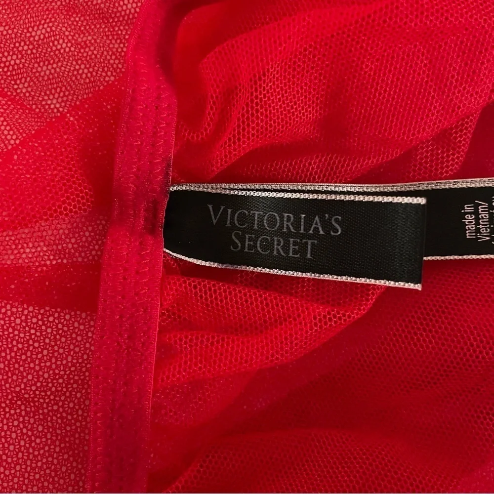 New! Victorias Secret Lipstick Queen of Hearts Open Cup Babydoll 22812